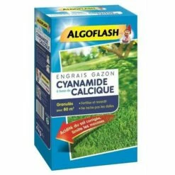 ALGOFLASH Engrais Gazon Cyanamide - 4kg