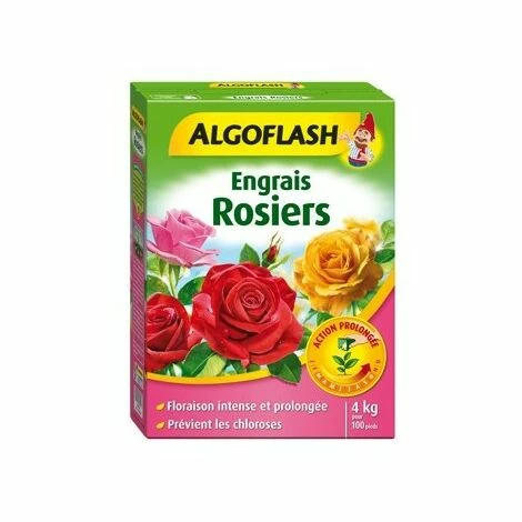 ENGRAIS ROSIERS ACTION PROLONGÉE 4KG - ALGOFLASH 1 ENGRAIS ROSIERS ACTION PROLONGÉE 4KG - ALGOFLASH