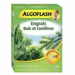 ALGOFLASH Engrais Conifères Et Arbustes D'Ornement, Action Prolongée 4kg