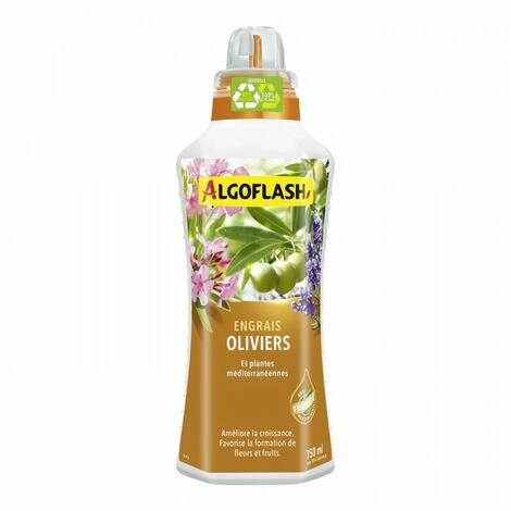 ALGOFLASH Engrais Oliviers Et Plantes Méditerranéennes 750 ML 1 ALGOFLASH Engrais Oliviers Et Plantes Méditerranéennes 750 ML