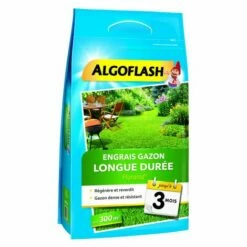 ENGRAIS GAZON LONGUE DURÉE 9KG - ALGOFLASH