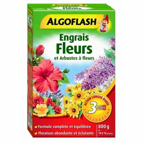 Engrais Fleurs/arbustes Action Prolongée Algoflash 1 Engrais Fleurs/arbustes Action Prolongée Algoflash