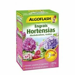ENGRAIS HORTENSIAS, RHODODENDRONS, AZALÉE 800G - ALGOFLASH