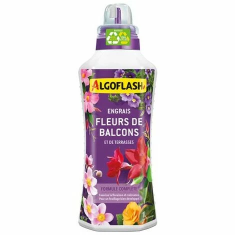 ALGOFLASH - Engrais Fleurs Terrasses Balcon 1l /nc 1 ALGOFLASH - Engrais Fleurs Terrasses Balcon 1l /nc