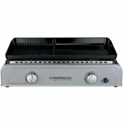 CAMPINGAZ Plancha A Gaz A Poser BF OTHELLO 2X TWIN - Plaque En Fonte émaillée Mixte 60 X 40 Cm