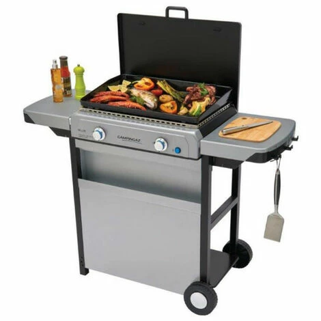 Plancha Gaz Chariot CAMPINGAZ - BF EX L - 3000005690 - Gris Acier 2 Plancha Gaz Chariot CAMPINGAZ - BF EX L - 3000005690 - Gris Acier – Image 2