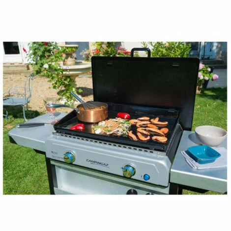 Plancha Gaz Chariot CAMPINGAZ - BF EX L - 3000005690 - Gris Acier 4 Plancha Gaz Chariot CAMPINGAZ - BF EX L - 3000005690 - Gris Acier – Image 4