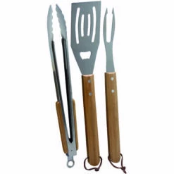 CAMPINGAZ BARBECUE SET 3 PIÈCES AVEC MANCHE EN BOIS