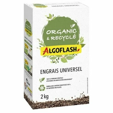 ALGOFLASH - Engrais Universel 100% Végétal 2kg /nc 1 ALGOFLASH - Engrais Universel 100% Végétal 2kg /nc