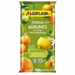 ALGOFLASH - Terreau Agrumes Et Plantes Méditerranéennes 6l /nc