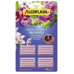 ALGOFLASH - Engrais Orchidées Bâtonnets X20 /nc